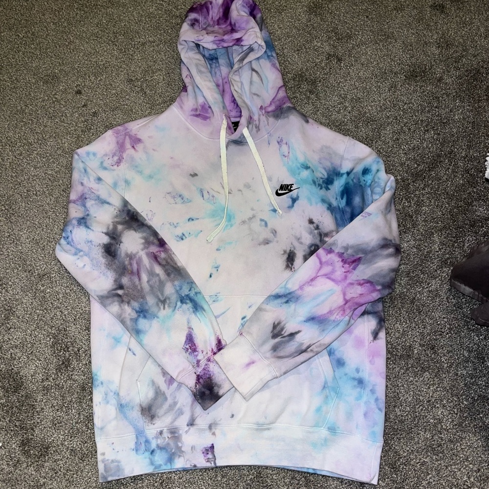 NIKE tie dye hoodie